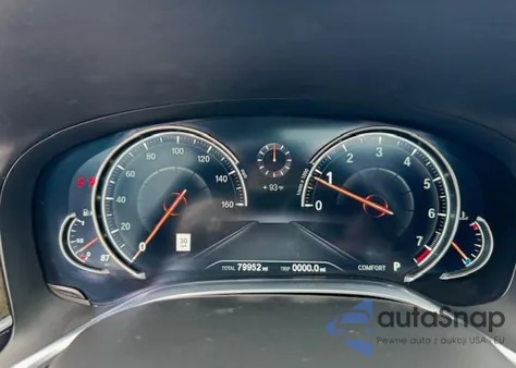 2017 BMW 750 I z USA, uszkodzony, nr VIN WBA7F0C34HGM22159